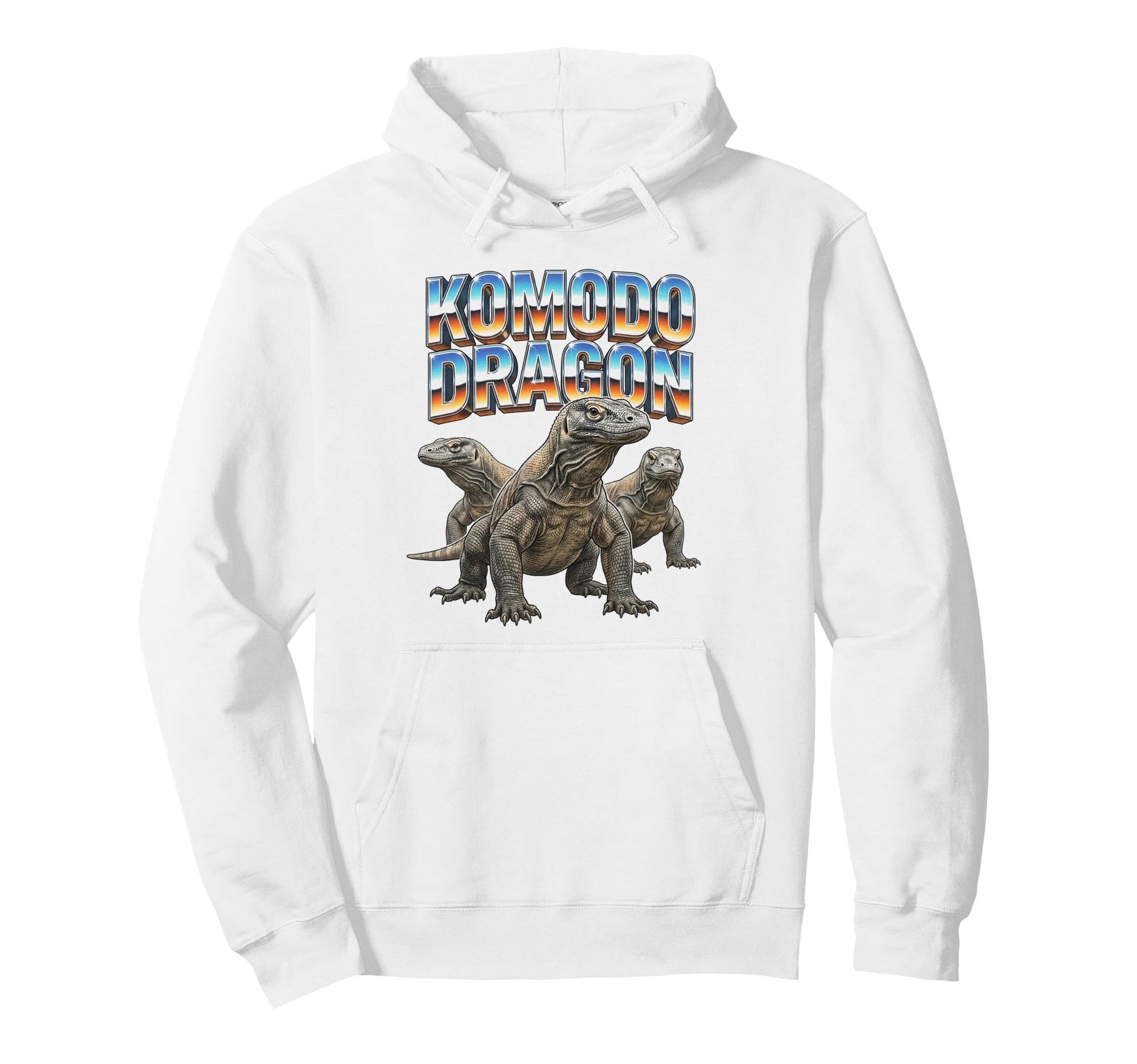 Komodo Dragon 70S 90S Komodo Dragon Hoodie - Streetwear Style for Adults - T-Shirt, Sweatshirt, Hoodie