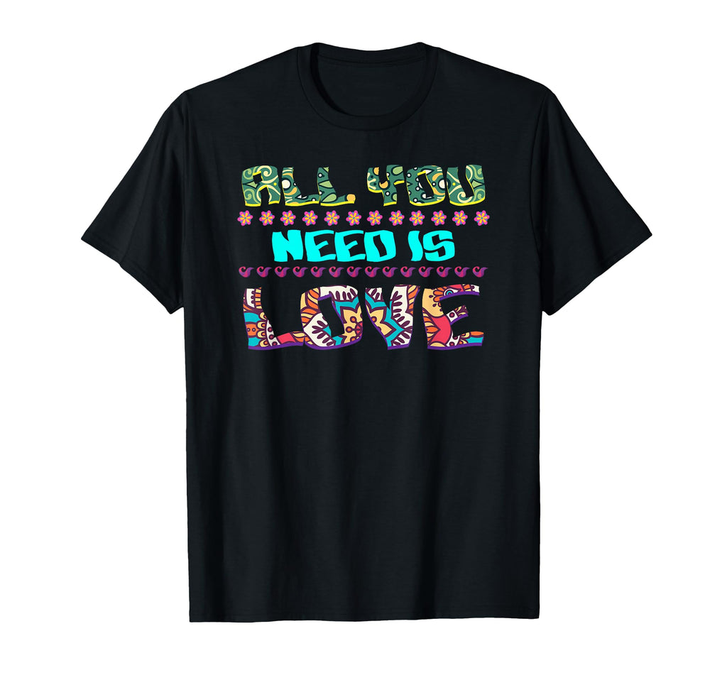 Hippie Bohemian Flower Power Peace T-Shirt - Trendy Graphic for Adults - T-Shirt, Sweatshirt, Hoodie