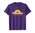 Vermont 70S Vt Rainbow T-Shirt - Unique Graphic for Adults - T-Shirt, Sweatshirt, Hoodie