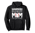 Baseball Mom Will Yell Loudly Mom Hoodie - Trendy Graphic for Adults - T-Shirt, Sweatshirt, Hoodie