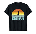Believe Loch Ness Monster Sunset Gift T-Shirt - Trendy Graphic for Adults - T-Shirt, Sweatshirt, Hoodie