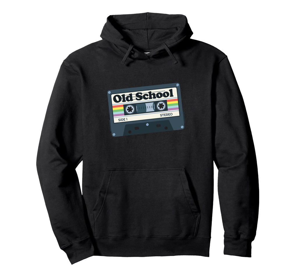 Old School Mixtape Hoodie - Novelty Apparel for Adults - T-Shirt, Sweatshirt, Hoodie