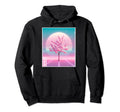 Cherry Blossom Sakura Vaporwave Hoodie - Casual Everyday Wear Men Women - T-Shirt, Sweatshirt, Hoodie