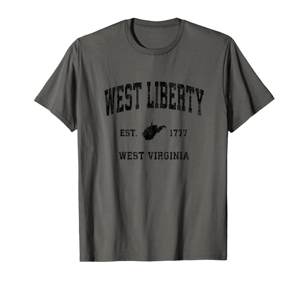 West Liberty West Virginia Wv Athletic T-Shirt - Custom Art Print Unisex - T-Shirt, Sweatshirt, Hoodie