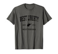 West Liberty West Virginia Wv Athletic T-Shirt - Custom Art Print Unisex - T-Shirt, Sweatshirt, Hoodie