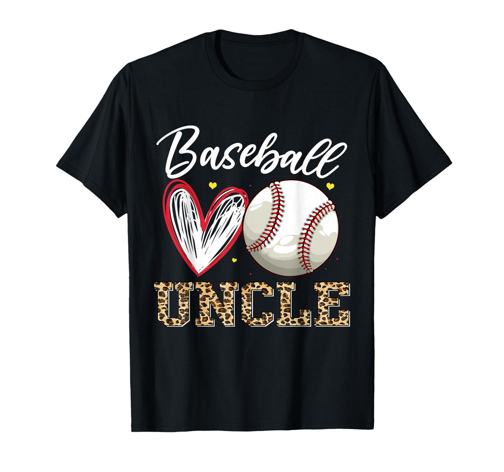 Baseball Uncle Leopard Family T-Shirt - Custom Art Print for Adults - T-Shirt, Sweatshirt, Hoodie