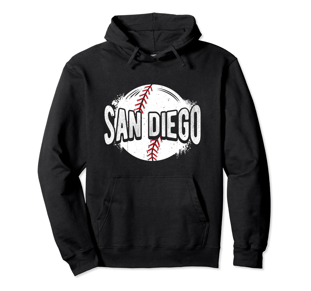 San Diego Baseball Usa Sport Athlete Coach Hoodie - Trendy Graphic Unisex - T-Shirt, Sweatshirt, Hoodie