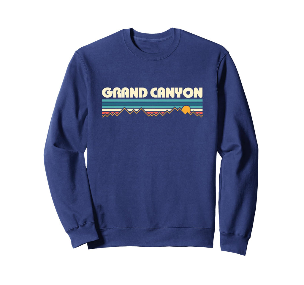 Grand Canyon 80S Sunset Sweatshirt - Graphic Print Unisex - T-Shirt, Sweatshirt, Hoodie