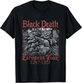 Black Death European Tour Plague Women Men Kids - Adult & Kids T-Shirts, Sweatshirts & Hoodies apparel design preview 1