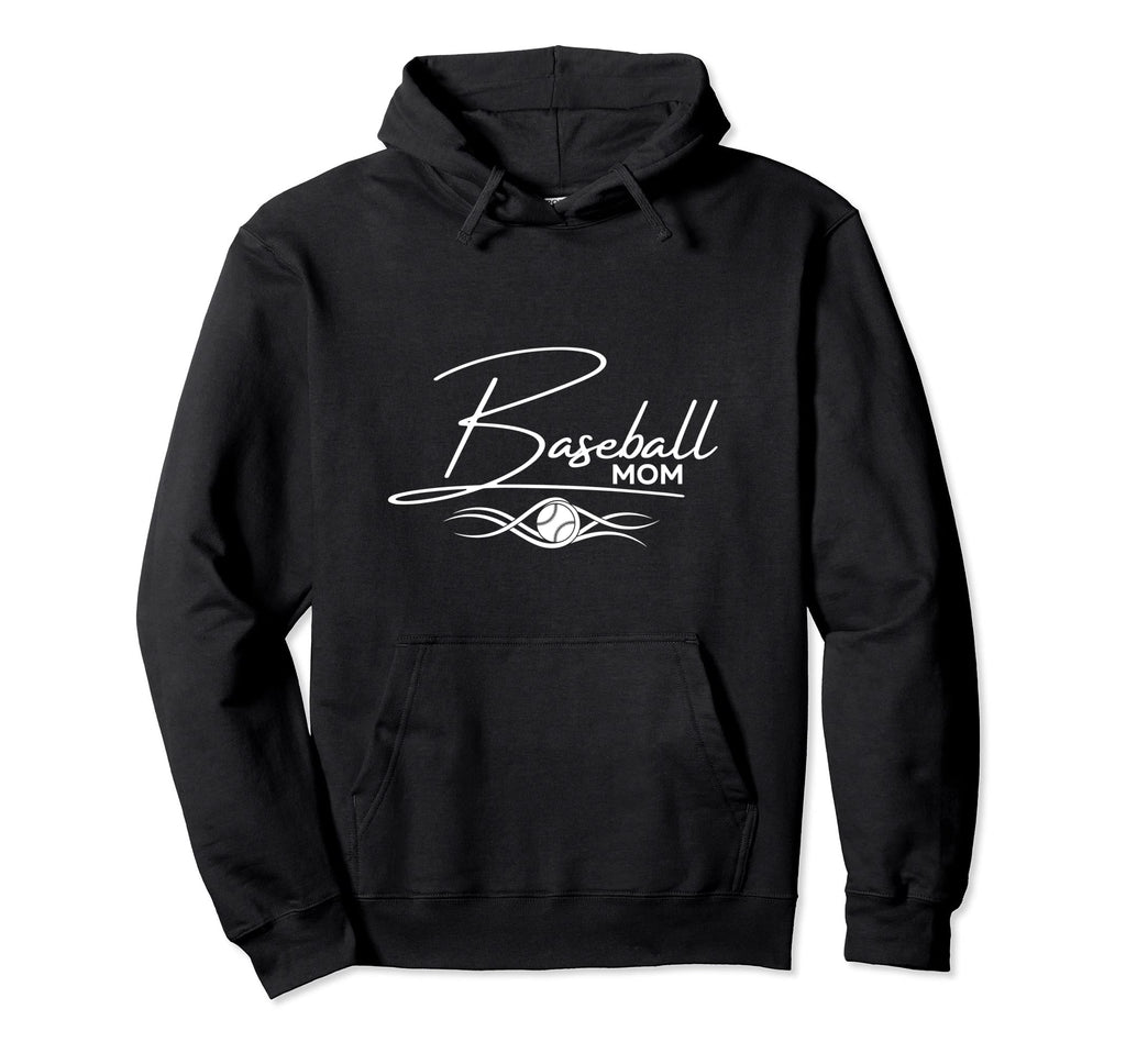 Baseball Mom Baseball Mama Hoodie - Unique Graphic for Adults - T-Shirt, Sweatshirt, Hoodie