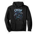 Crow 90S Heavy Metal Crow Bird Lover Hoodie - Custom Art Print Men Women - T-Shirt, Sweatshirt, Hoodie