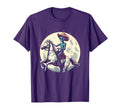 Alien Cowboy Horse Alien Ufo T-Shirt - Casual Everyday Wear Unisex - T-Shirt, Sweatshirt, Hoodie