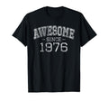 Awesome Since 1976 Born 1976 T-Shirt - Aesthetic Graphic for Adults - T-Shirt, Sweatshirt, Hoodie