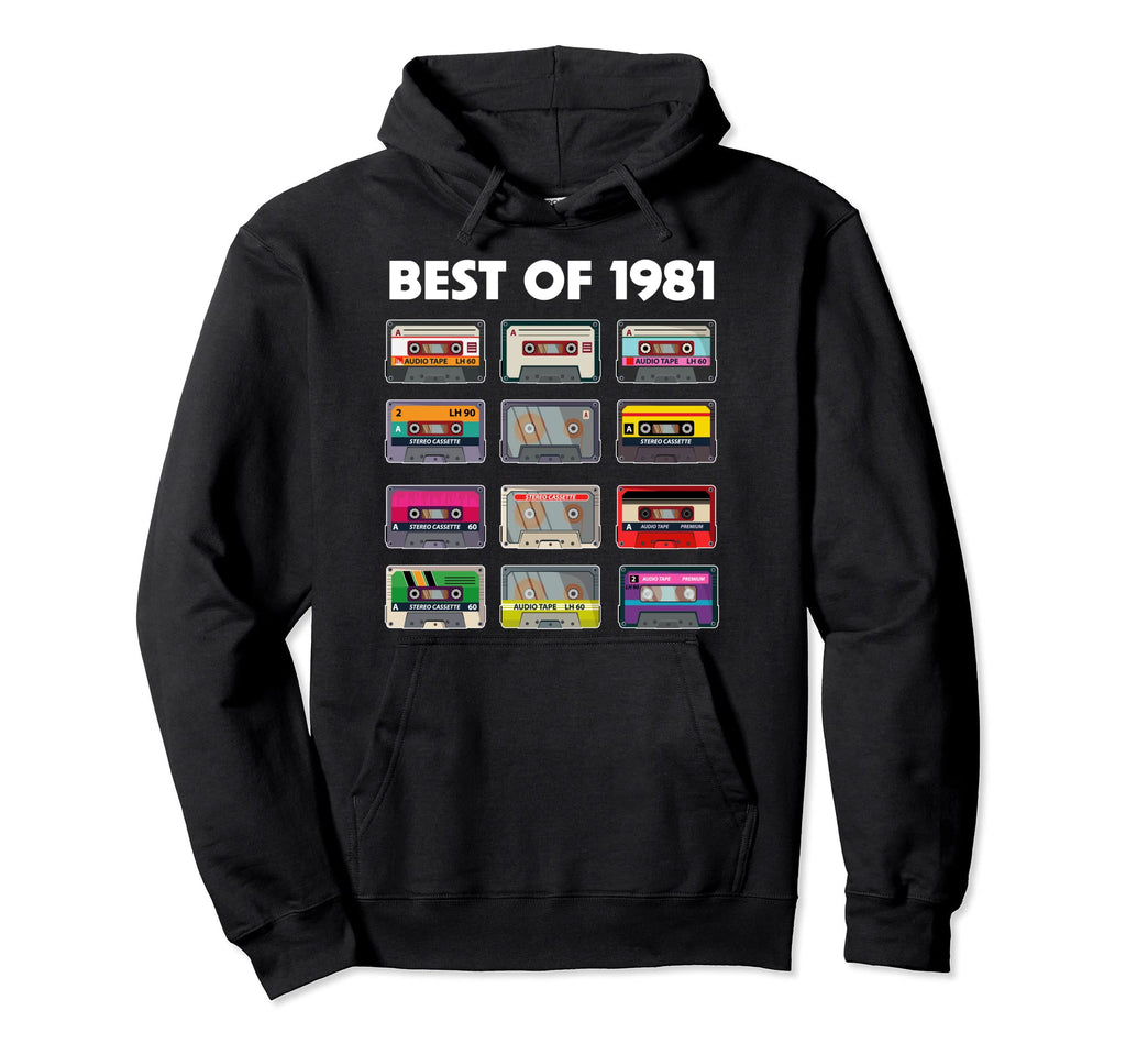 Best 1981 40Th Birthday Gifts Hoodie - Casual Everyday Wear for Adults - T-Shirt, Sweatshirt, Hoodie