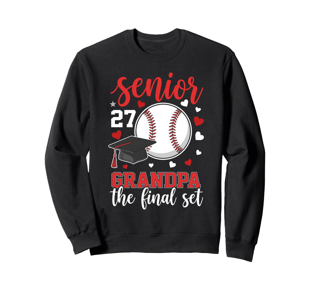 Baseball Senior 2027 Grandma Sweatshirt - Fun Novelty Design Men Women - T-Shirt, Sweatshirt, Hoodie