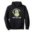 Gnome Baseball Todays Vibe Lots Fun Hoodie - Minimalist Print Men Women - T-Shirt, Sweatshirt, Hoodie
