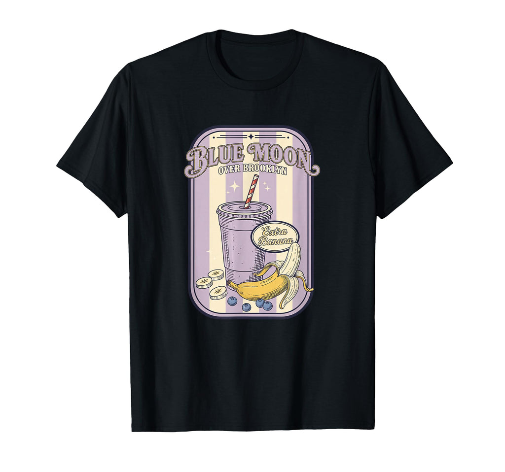 Blue Moon Over Brooklyn Extra Banana T-Shirt - Minimalist Print Unisex - T-Shirt, Sweatshirt, Hoodie