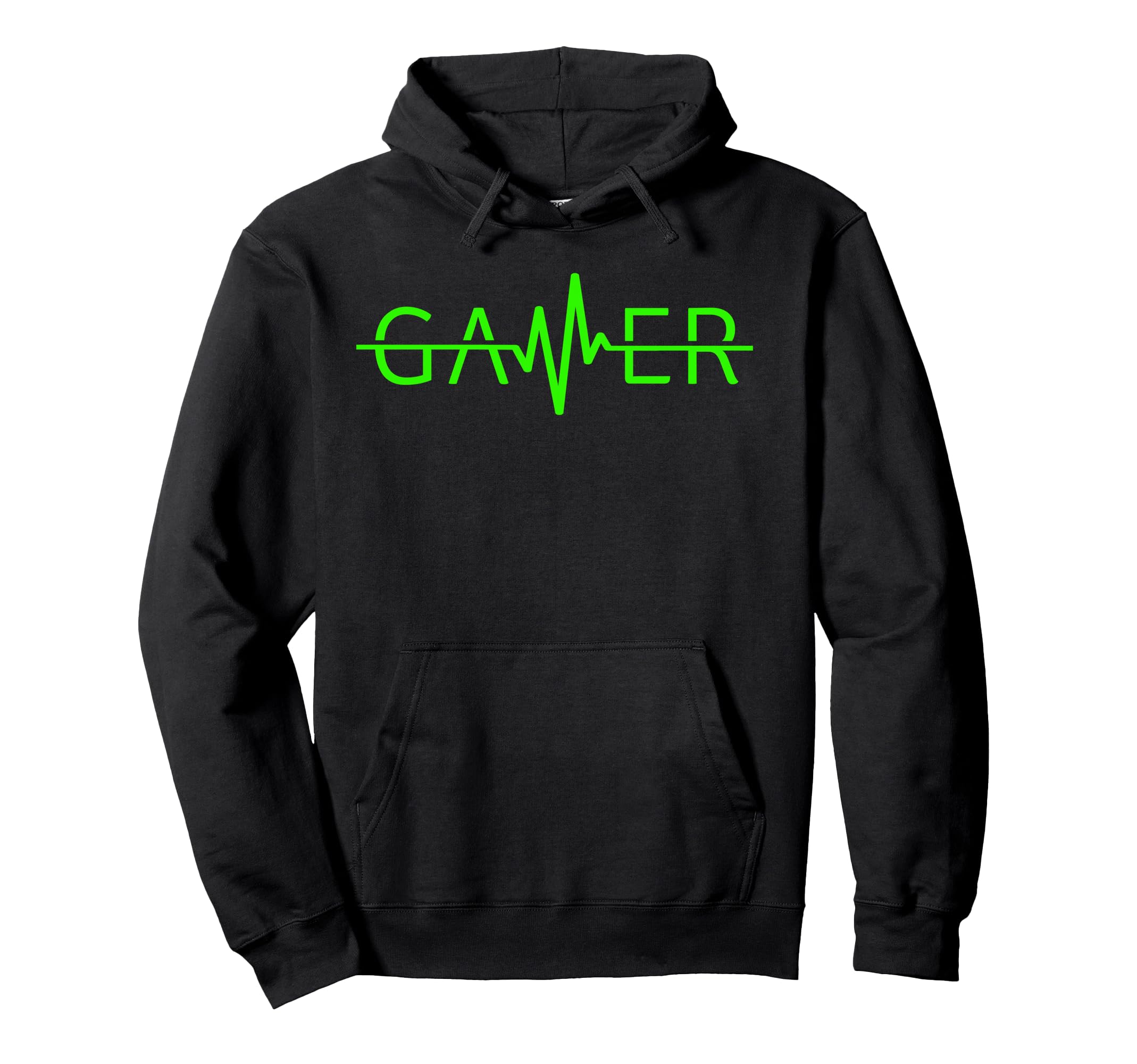 Gamer Heartbeat Video Games Gaming Teenager Hoodie - Trendy Graphic Unisex - T-Shirt, Sweatshirt, Hoodie