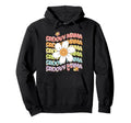 Groovy Mama 70S Daisy Flower Boho Hippie Hoodie - Unique Graphic Men Women - T-Shirt, Sweatshirt, Hoodie
