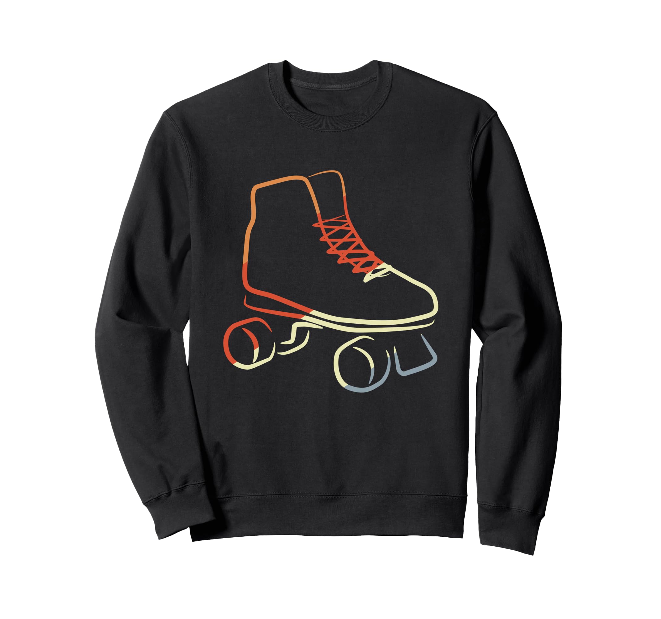 Roller Skates Roller Skating Fan Sweatshirt - Aesthetic Graphic Men Women - T-Shirt, Sweatshirt, Hoodie