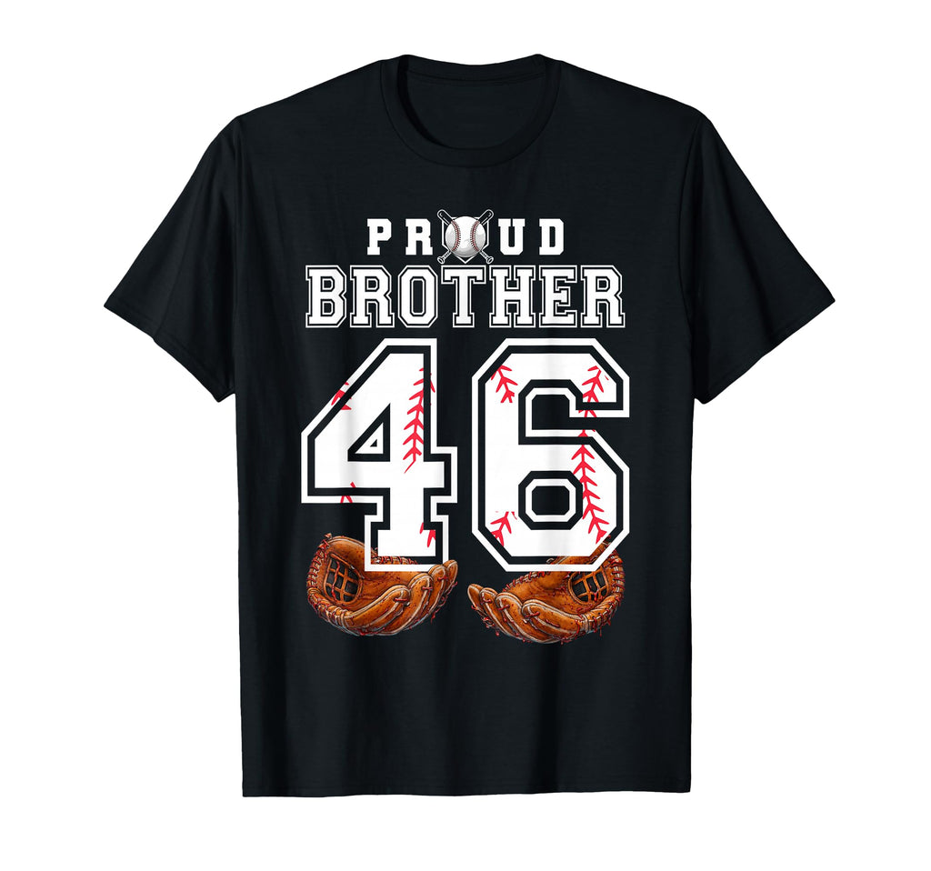 Proud Brother Baseball Player Number T-Shirt - Aesthetic Graphic Men Women - T-Shirt, Sweatshirt, Hoodie