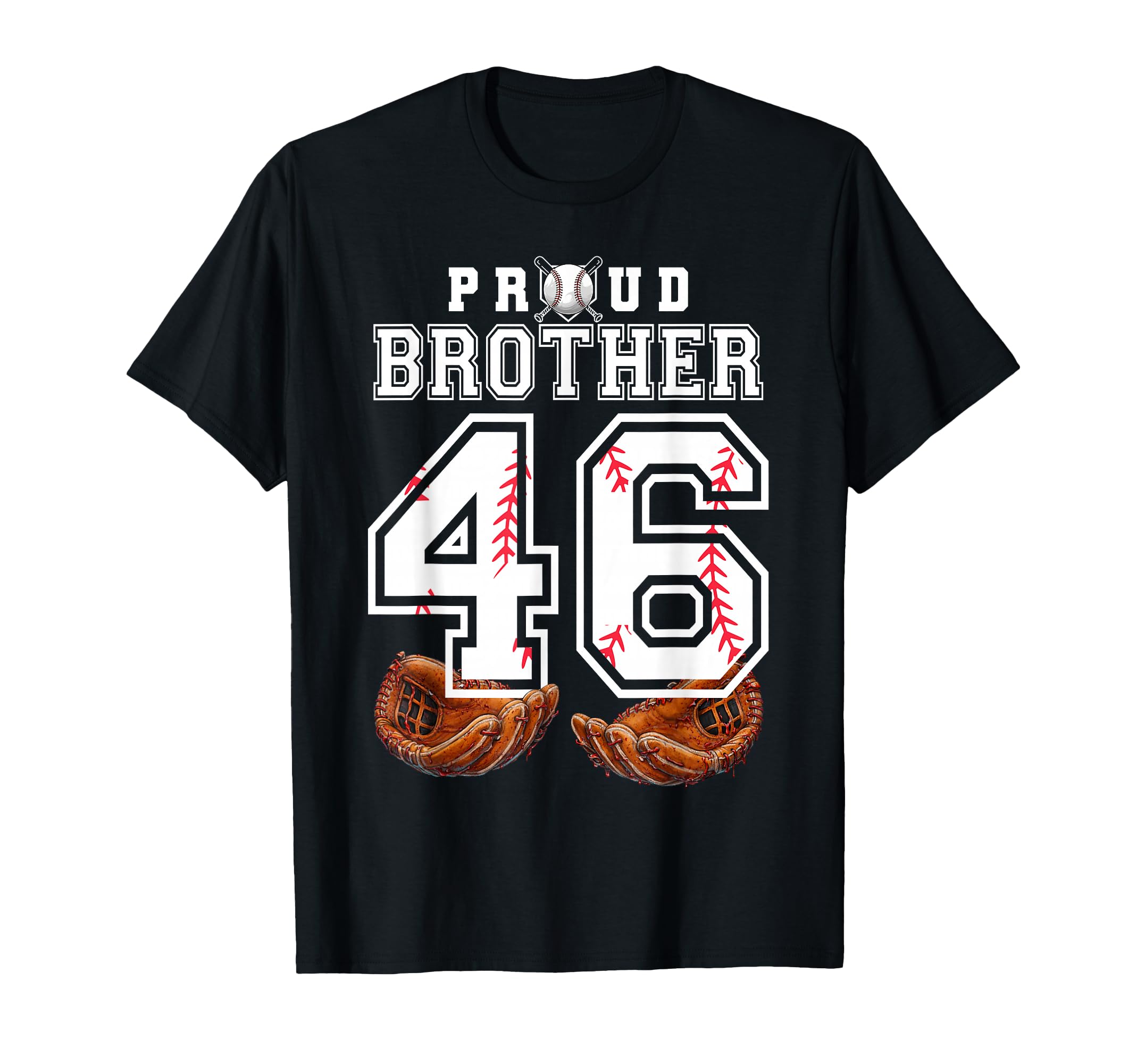 Proud Brother Baseball Player Number T-Shirt - Aesthetic Graphic Men Women - T-Shirt, Sweatshirt, Hoodie
