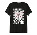 Baseball Aunt Coquette Bow T-Shirt - Fun Novelty Design for Adults - T-Shirt, Sweatshirt, Hoodie