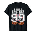 Proud Brother Baseball Player Number T-Shirt - Fun Novelty Design Unisex - T-Shirt, Sweatshirt, Hoodie