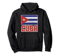 Cuba Flag Distressed Cuban Pride Hoodie - Casual Everyday Wear for Adults - T-Shirt, Sweatshirt, Hoodie