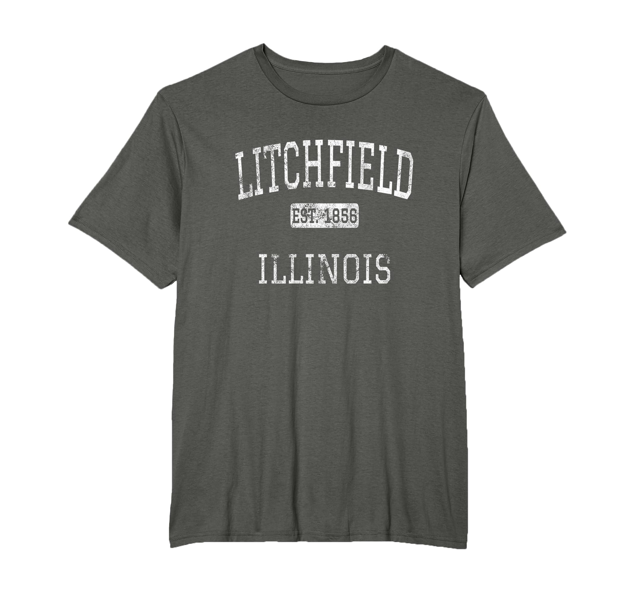 Litchfield Illinois Il T-Shirt - Novelty Apparel for Adults - T-Shirt, Sweatshirt, Hoodie