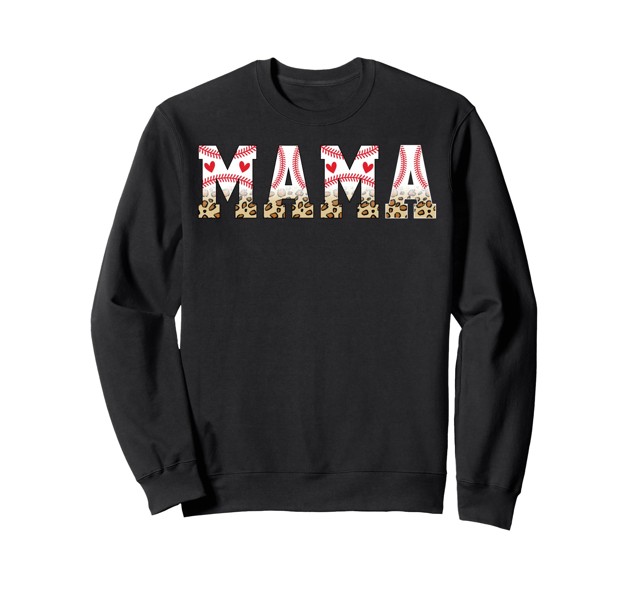 Baseball Mama Softball Mom Mother Mommy Sweatshirt - Trendy Graphic Unisex - T-Shirt, Sweatshirt, Hoodie
