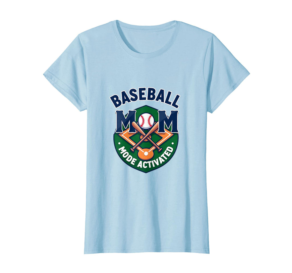 Baseball Mom Mode Activated Sports T-Shirt - Trendy Graphic Men Women - T-Shirt, Sweatshirt, Hoodie