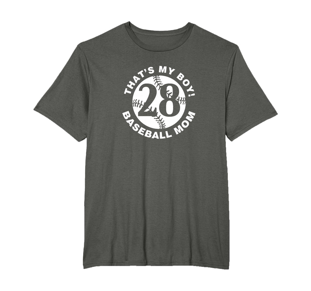 Thats My Baseball Mom 28 Favorite T-Shirt - Casual Everyday Wear Unisex - T-Shirt, Sweatshirt, Hoodie