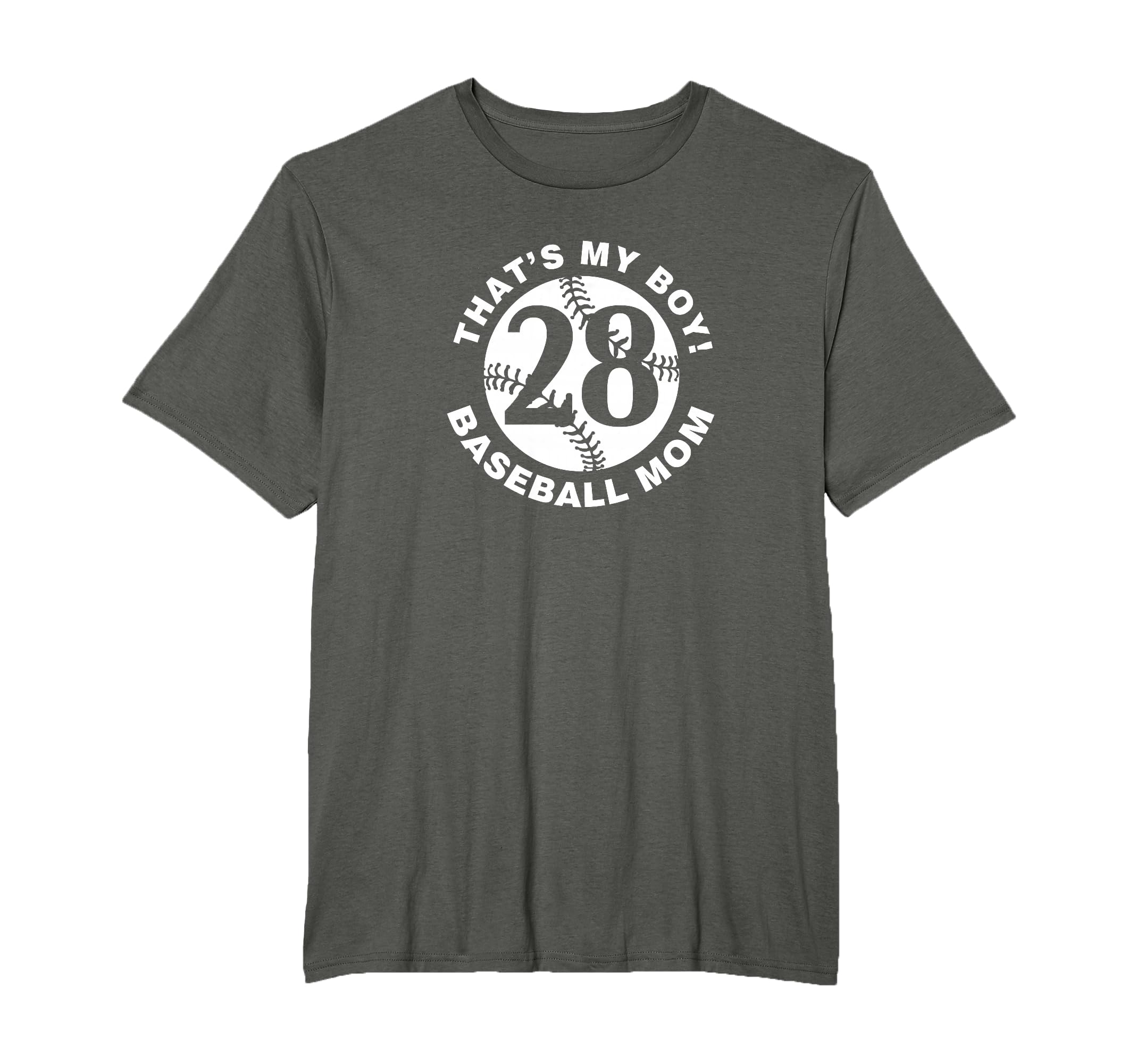 Thats My Baseball Mom 28 Favorite T-Shirt - Casual Everyday Wear Unisex - T-Shirt, Sweatshirt, Hoodie