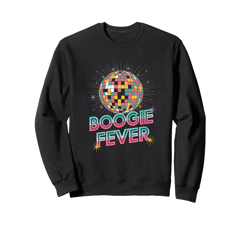 Disco Ball Boogie Fever Discoball Sweatshirt - Custom Art Print Men Women - T-Shirt, Sweatshirt, Hoodie