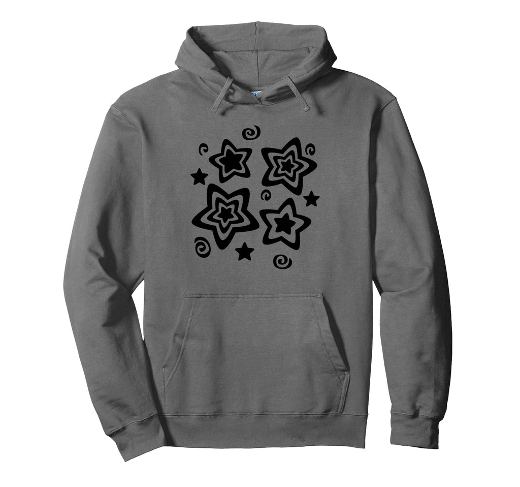 90S Y2K Star Quartet Under Starry Sky Hoodie - Graphic Print Men Women - T-Shirt, Sweatshirt, Hoodie