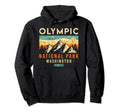 Olympic Est 1938 Washington National Park Hoodie - Graphic Print Men Women - T-Shirt, Sweatshirt, Hoodie
