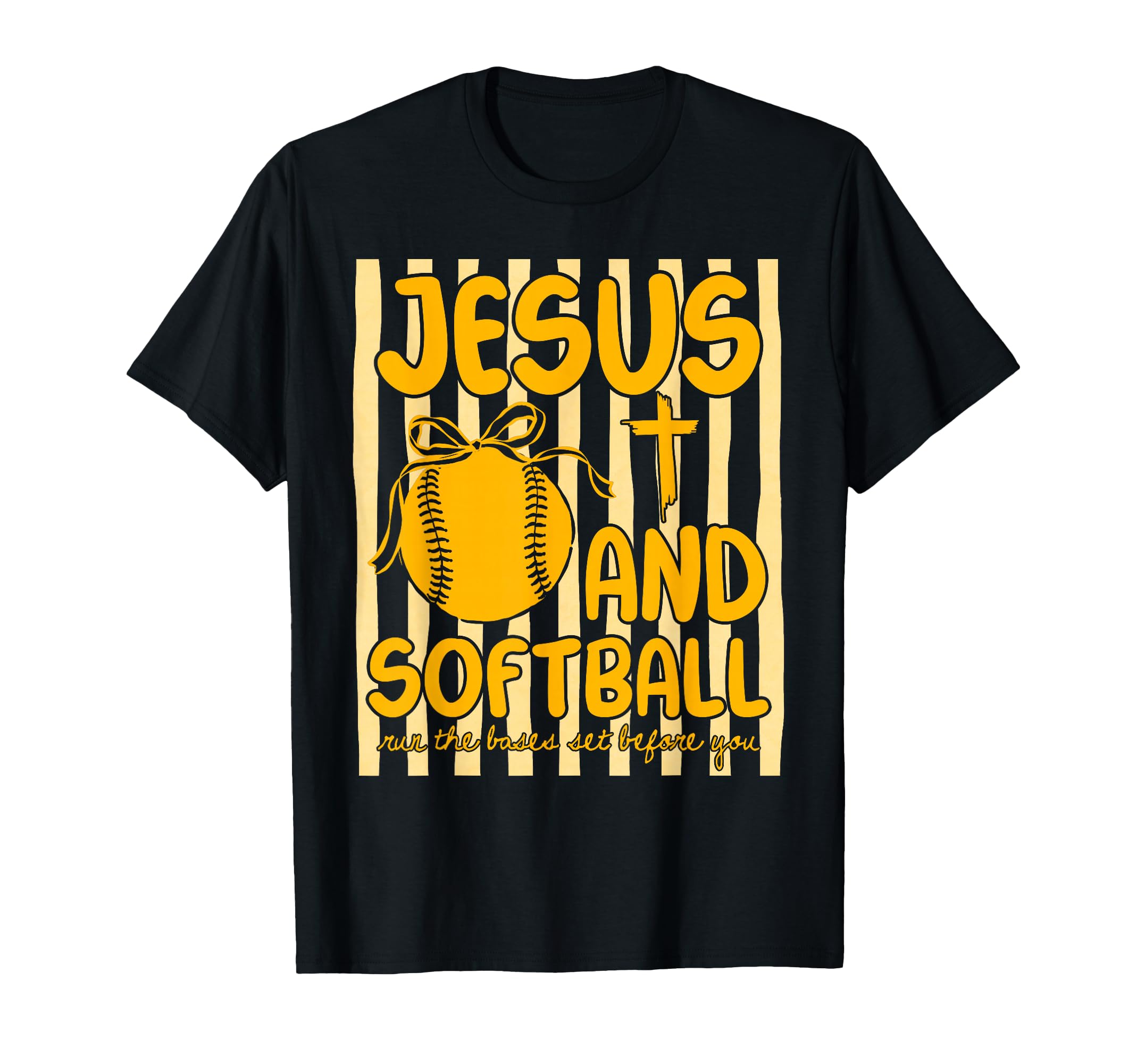 Jesus And Softball Coquette Game Day T-Shirt - Trendy Graphic Men Women - T-Shirt, Sweatshirt, Hoodie