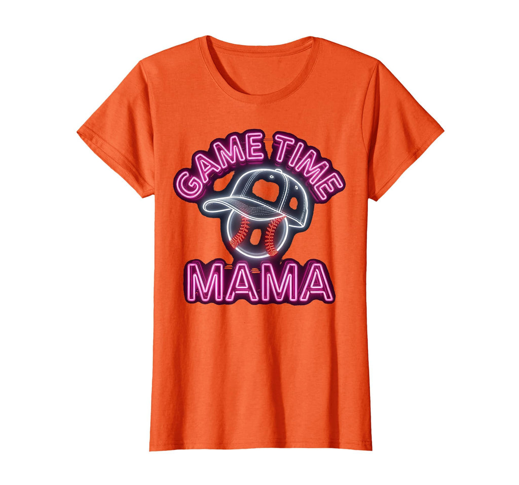Game Time Mama Baseball Mom T-Shirt - Graphic Print Unisex - T-Shirt, Sweatshirt, Hoodie