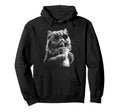 Persian Cat Drinking Iced Coffee Funny Hoodie - Fun Novelty Design Unisex - T-Shirt, Sweatshirt, Hoodie