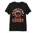 Fathers Day Basketball Dad Game T-Shirt - Casual Everyday Wear Men Women - T-Shirt, Sweatshirt, Hoodie