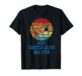 Best Crested Gecko Dad Ever Sunset T-Shirt - Graphic Print Unisex - T-Shirt, Sweatshirt, Hoodie