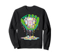 Baseball Drip Easter Egg Hunting Funny Sweatshirt - Unique Graphic Unisex - T-Shirt, Sweatshirt, Hoodie