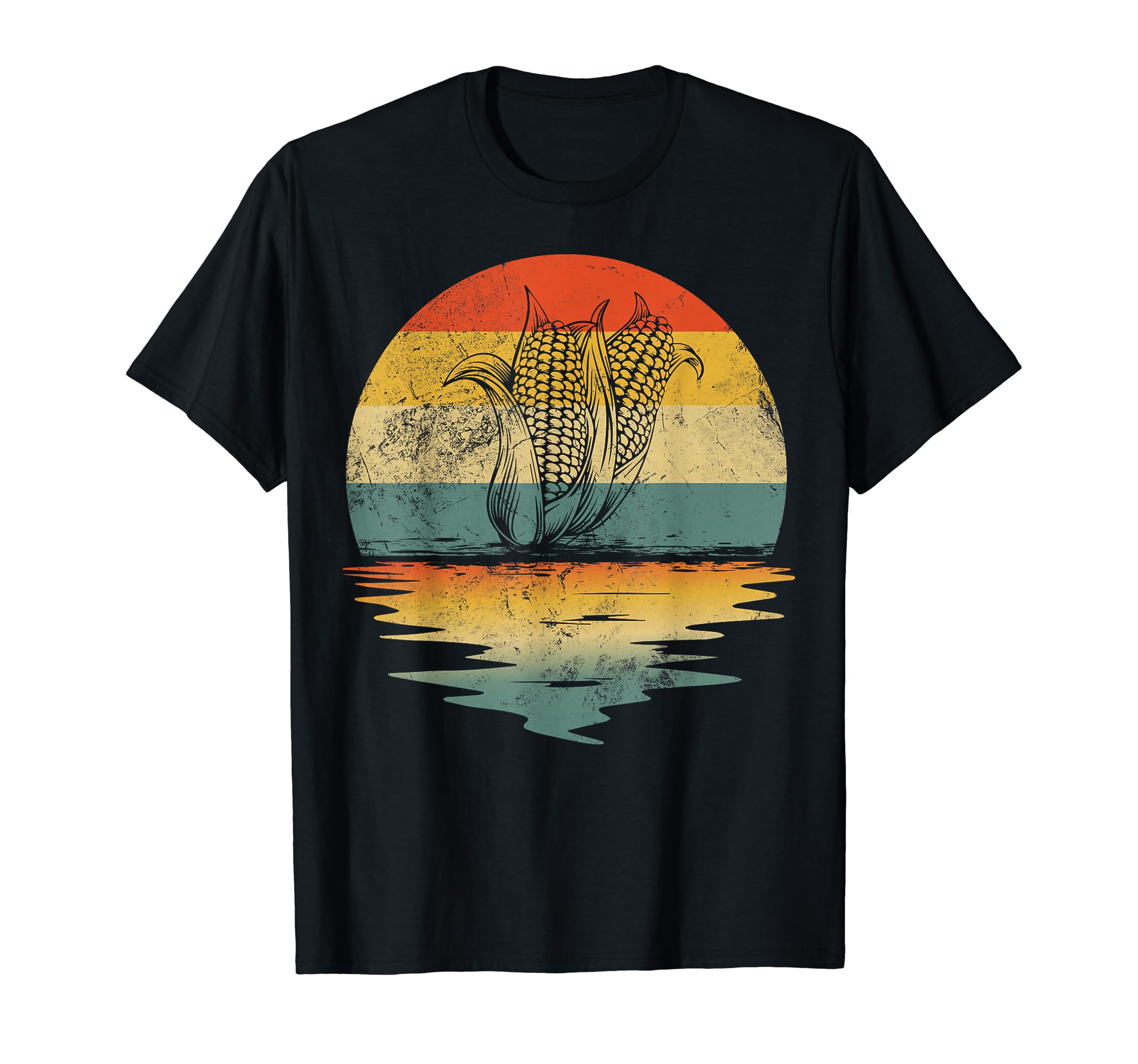 Corn Distressed Corn T-Shirt - Streetwear Style for Adults - T-Shirt, Sweatshirt, Hoodie