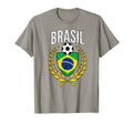 Brazil Soccer Jersey 2018 Distressed T-Shirt - Streetwear Style Men Women - T-Shirt, Sweatshirt, Hoodie