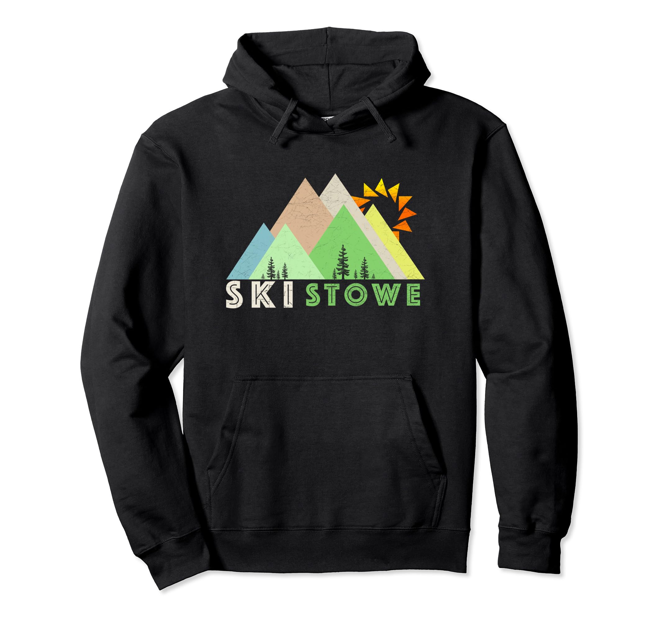 Ski Stowe Stowe Vt Hoodie - Minimalist Print for Adults - T-Shirt, Sweatshirt, Hoodie