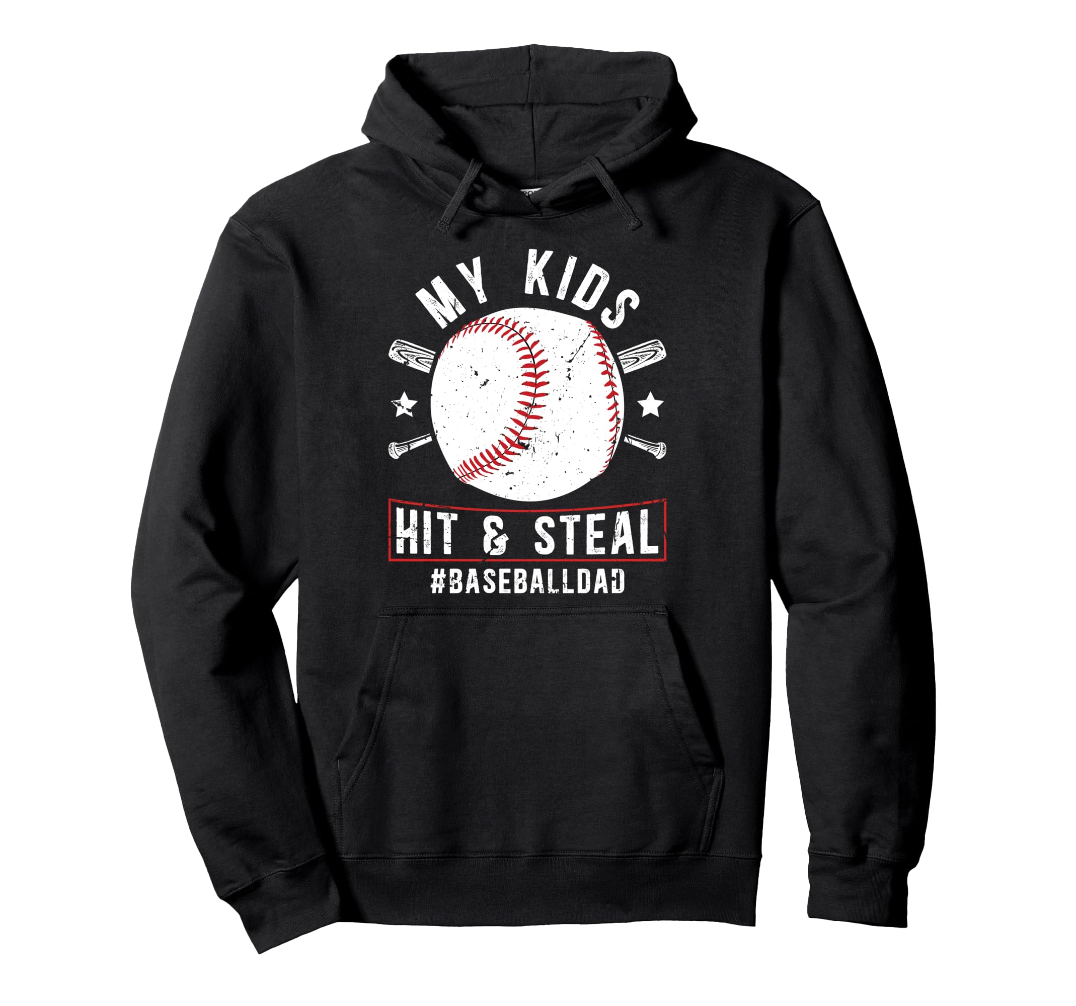 Funny Baseball Dad Baseball Player Hoodie - Casual Everyday Wear Men Women - T-Shirt, Sweatshirt, Hoodie