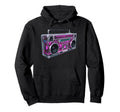 Boombox Old School Cassette Tape Hoodie - Unique Graphic Men Women - T-Shirt, Sweatshirt, Hoodie