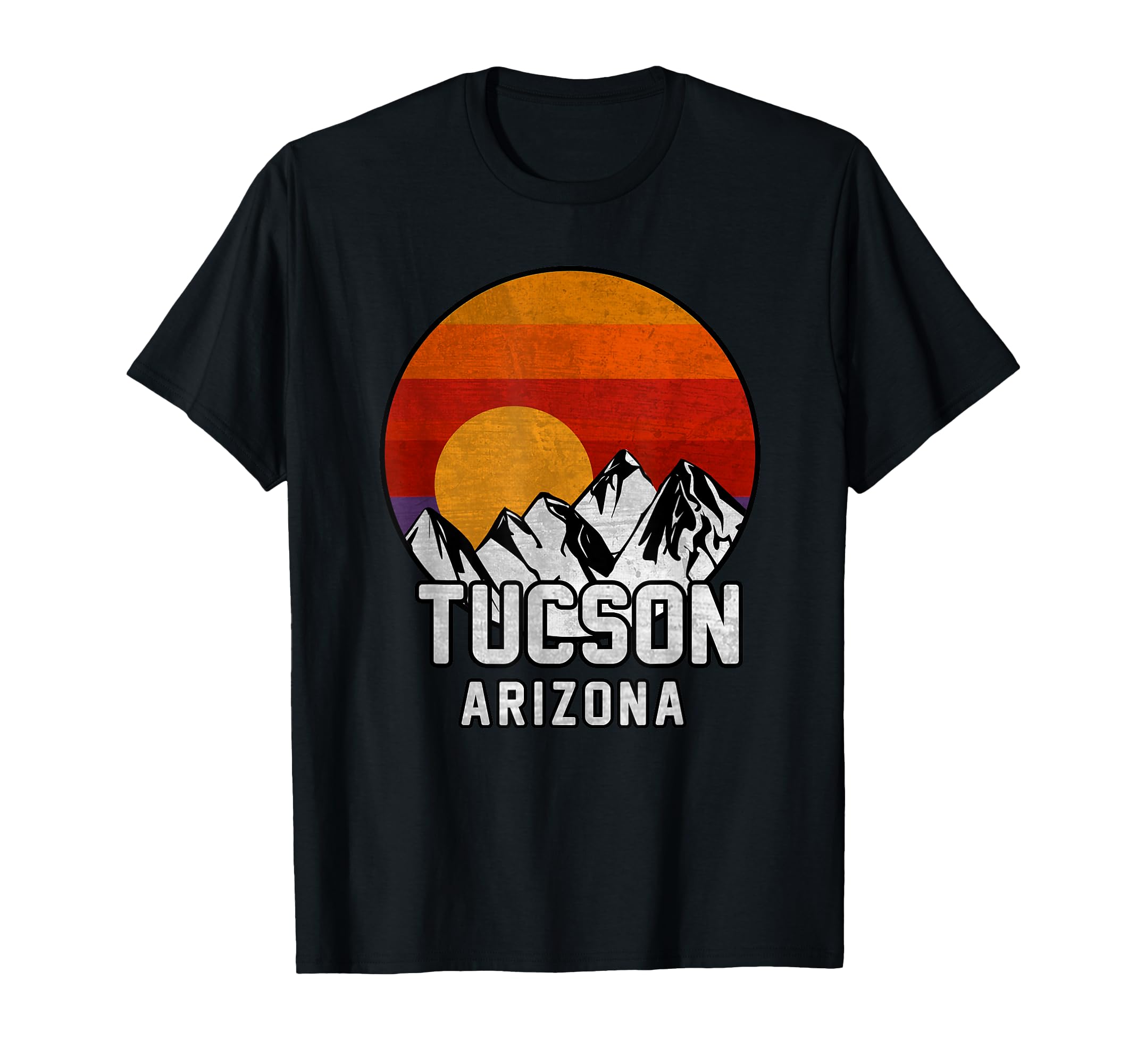 Tucson Arizona Mountain Sunset T-Shirt - Streetwear Style Men Women - T-Shirt, Sweatshirt, Hoodie