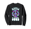 Groovy Hippie Music Peace Love Sweatshirt - Minimalist Print for Adults - T-Shirt, Sweatshirt, Hoodie